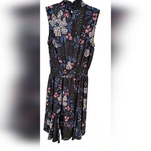 NWOT Nanette Lepore Black Floral Dress